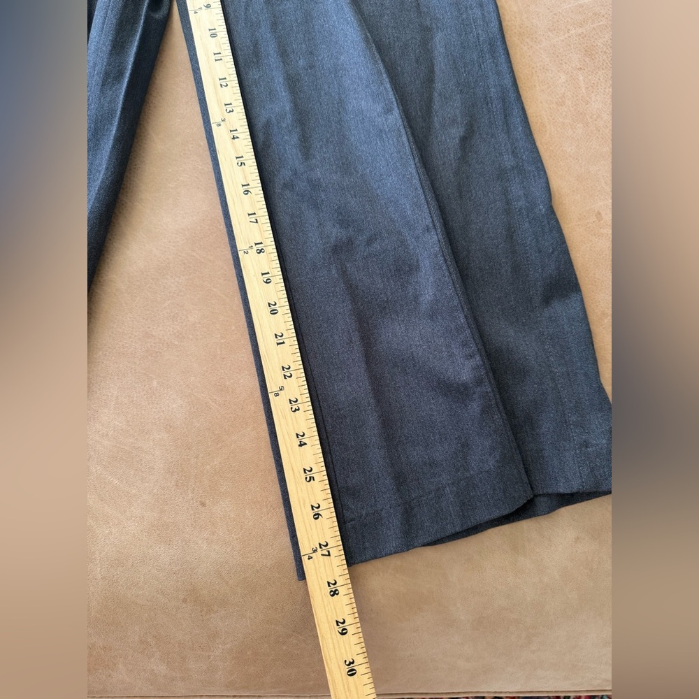 NWT Old Navy Dark Gray Pull On Dress Pants Size M Petite Wide Leg - Picture 3 of 8